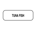 Nevs Tuna Fish Label 1/2" x 1-1/2" DIET-572